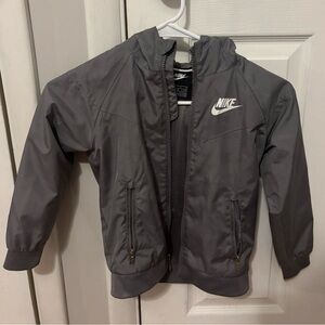 Nike Kids Charcoal Raincoat/Windbreaker